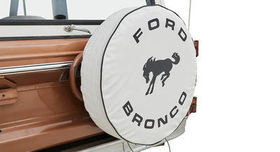 Classic Ford Bronco wheel and tire detail