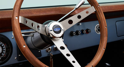 Classic Ford Bronco wheel and tire detail