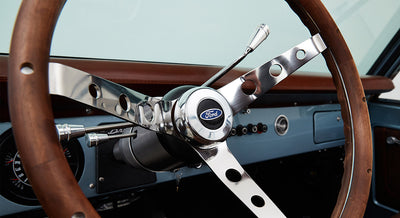 Classic Ford Bronco wheel and tire detail