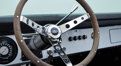 Classic Ford Bronco wheel and tire detail