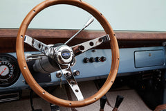 Classic Ford Bronco wheel and tire detail