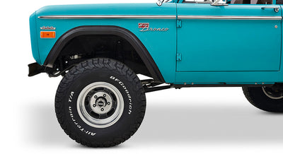 Classic Ford Bronco wheel and tire detail