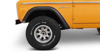 Classic Ford Bronco wheel and tire detail