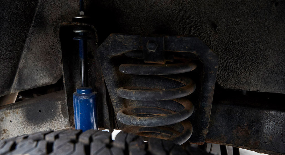 Classic Ford Bronco wheel and tire detail