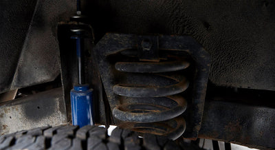 Classic Ford Bronco wheel and tire detail
