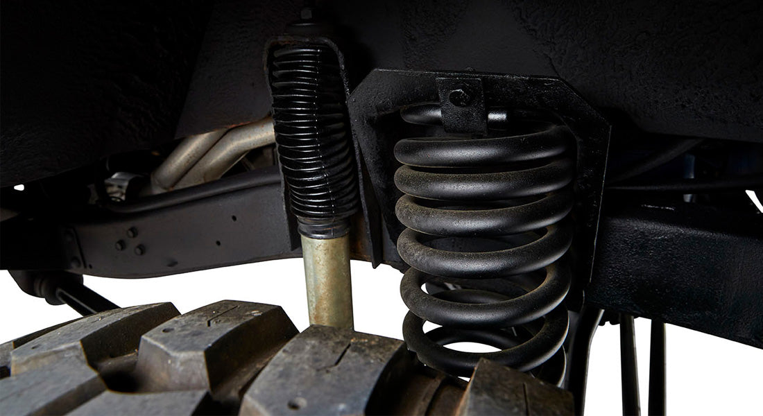 Classic Ford Bronco wheel and tire detail