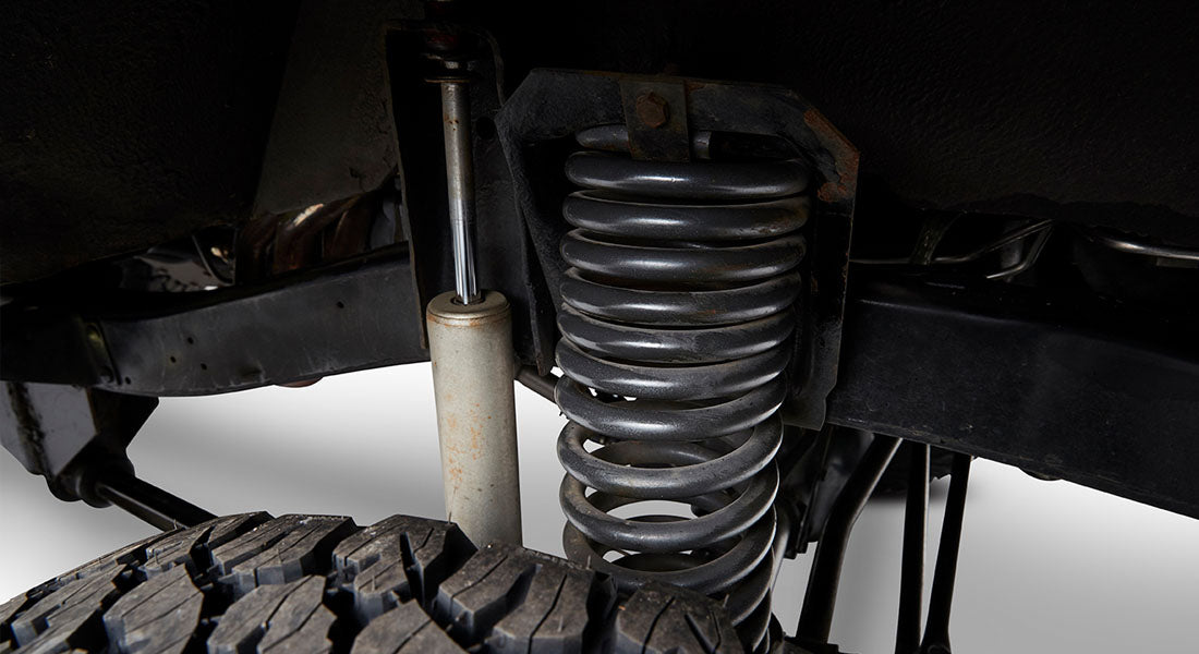 Classic Ford Bronco wheel and tire detail