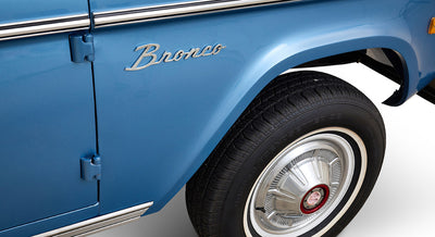 Ford Bronco Restored 1976 Brittany Blue 302 v8 with White Hard Top