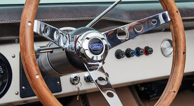 Classic Ford Bronco wheel and tire detail