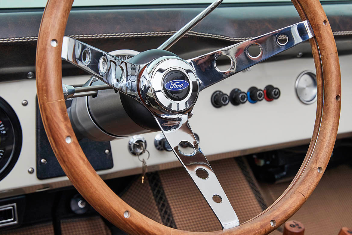 Classic Ford Bronco wheel and tire detail