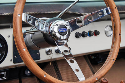 Classic Ford Bronco wheel and tire detail
