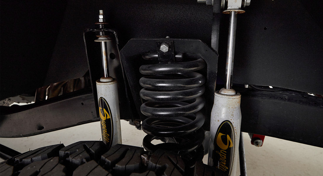 Classic Ford Bronco wheel and tire detail