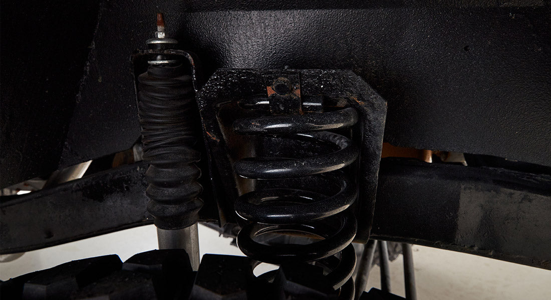 Classic Ford Bronco wheel and tire detail