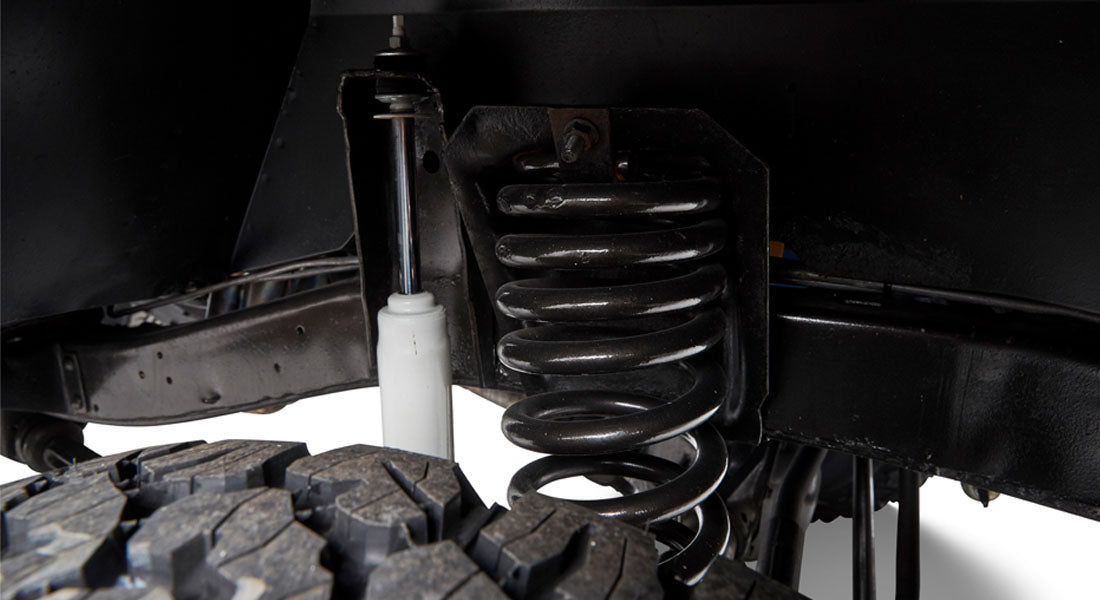 Classic Ford Bronco wheel and tire detail