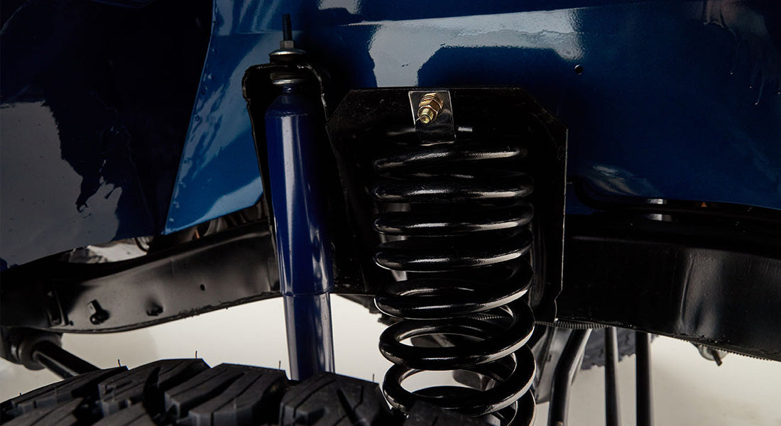 Classic Ford Bronco wheel and tire detail