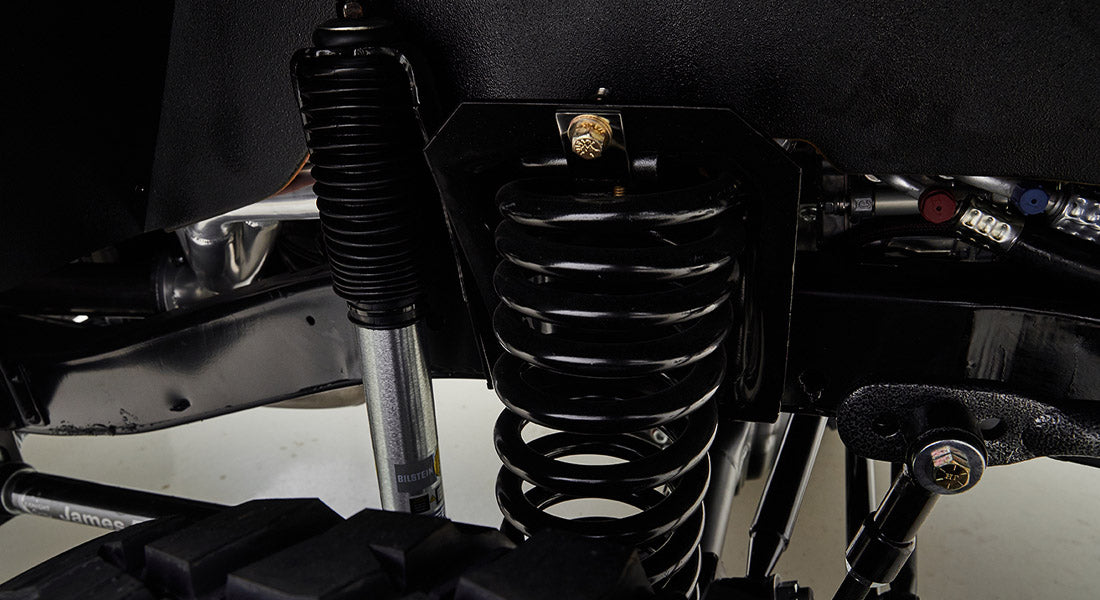 Classic Ford Bronco wheel and tire detail