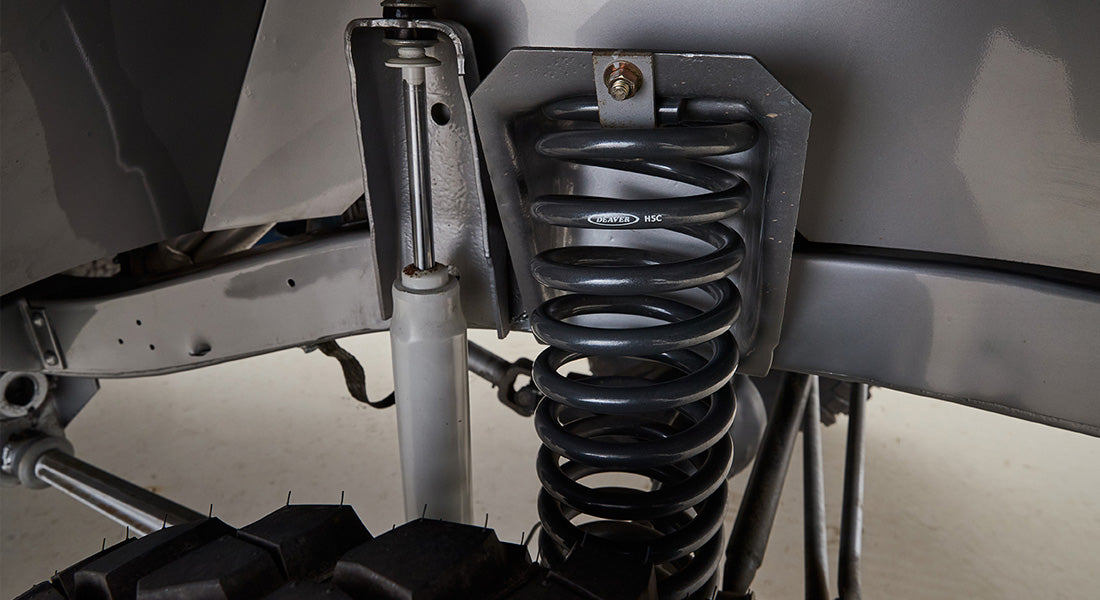 Classic Ford Bronco wheel and tire detail