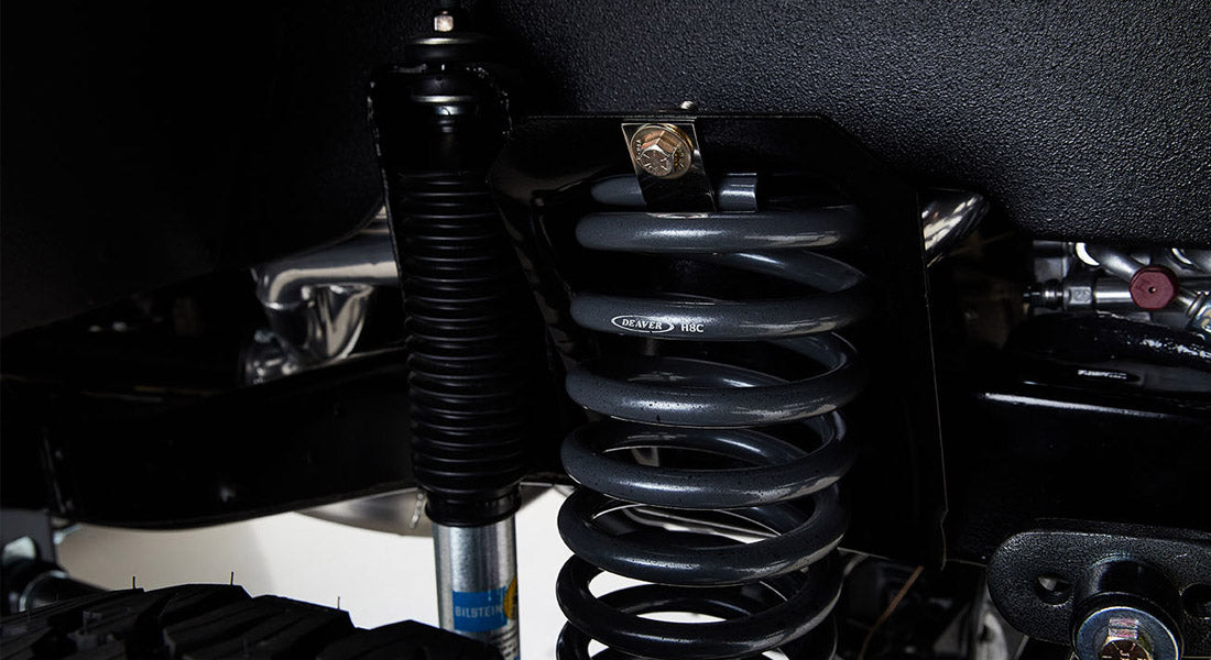 Classic Ford Bronco wheel and tire detail