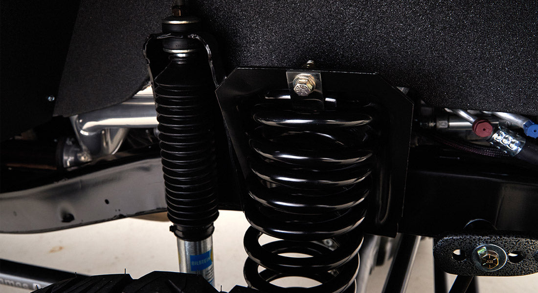 Classic Ford Bronco wheel and tire detail