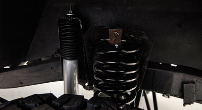 Classic Ford Bronco wheel and tire detail