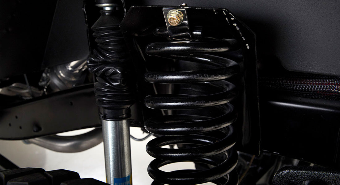 Classic Ford Bronco wheel and tire detail