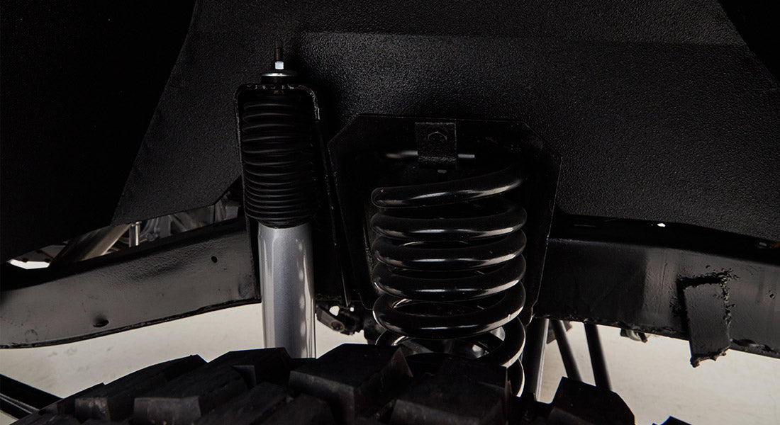 Classic Ford Bronco wheel and tire detail