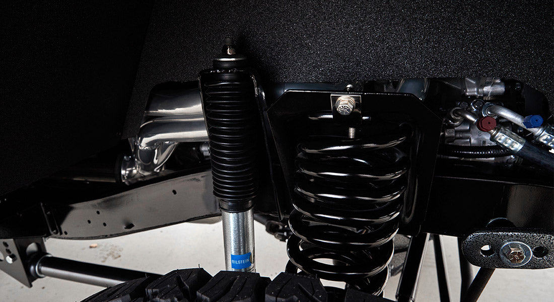 Classic Ford Bronco wheel and tire detail