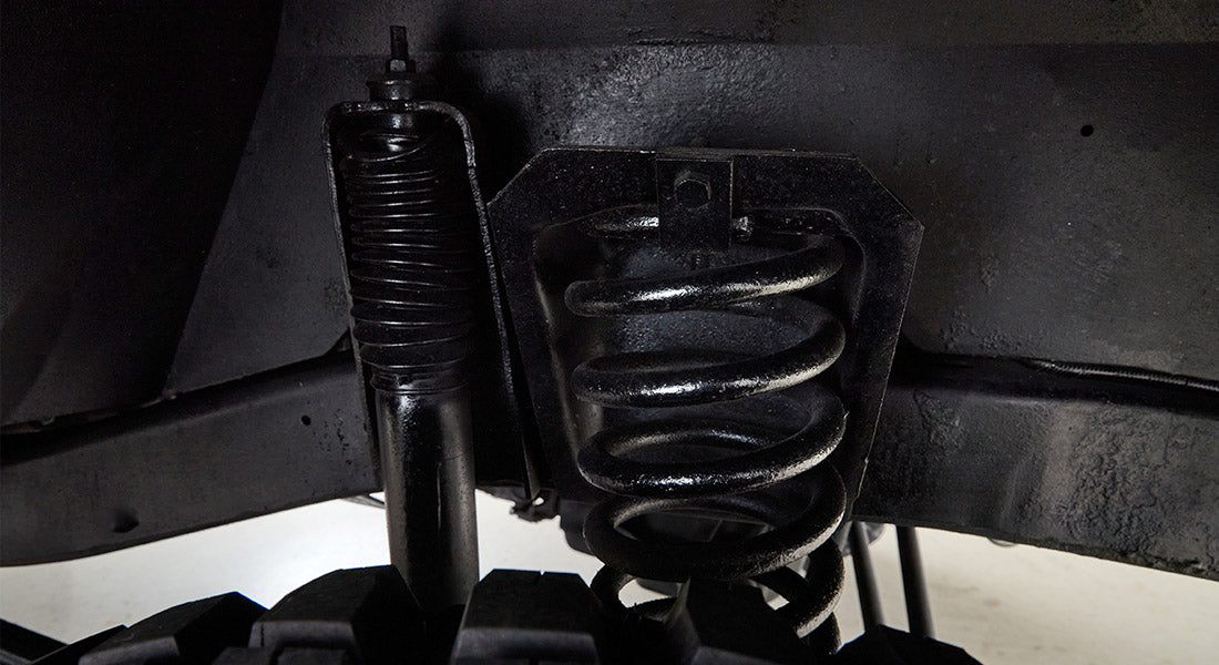 Classic Ford Bronco wheel and tire detail