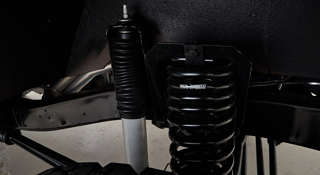 Classic Ford Bronco wheel and tire detail